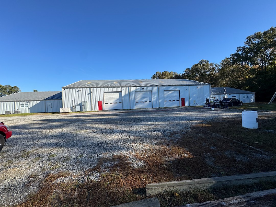 Commercial softwash project for King William fire and rescue department in King William, Virginia