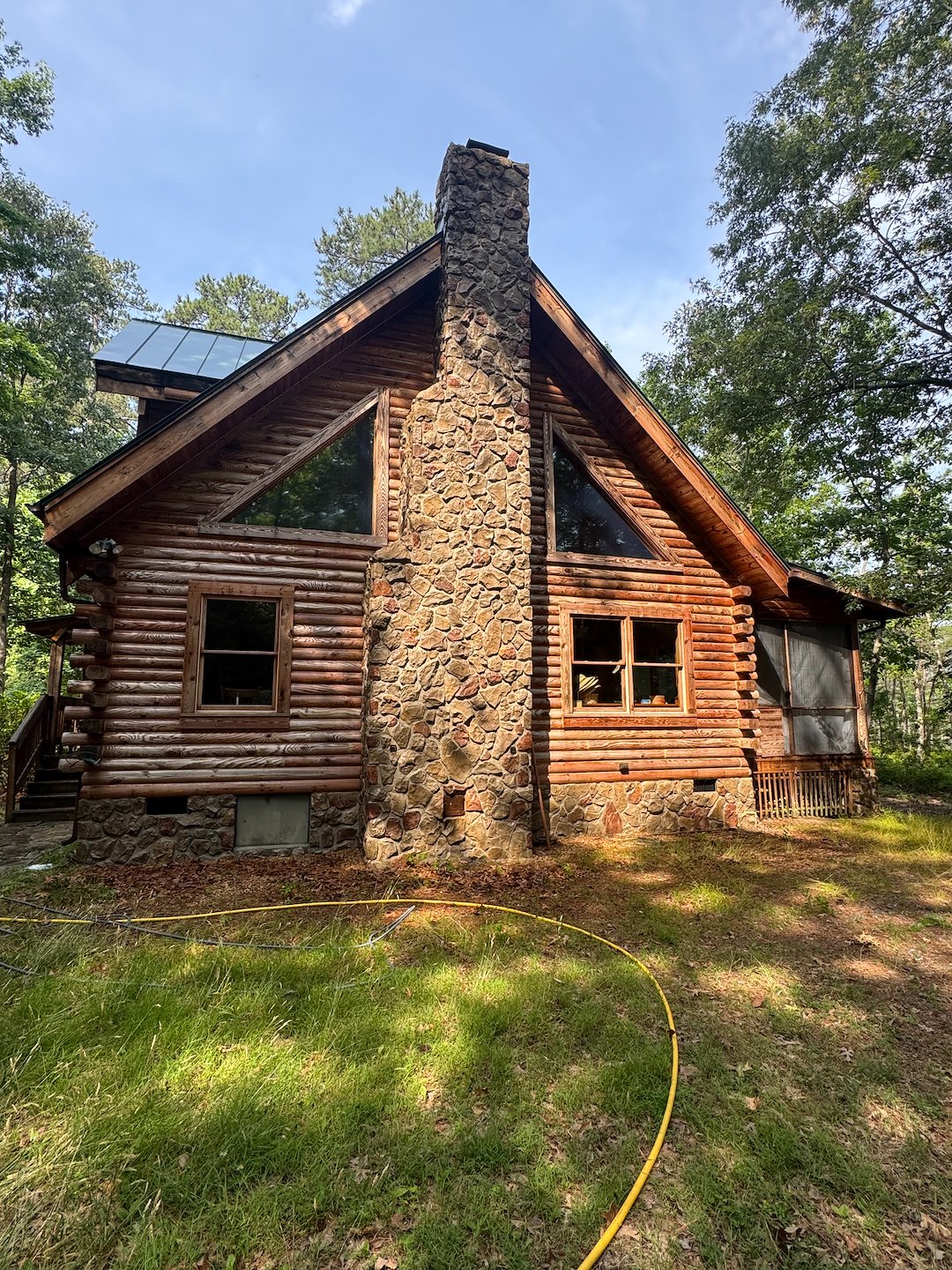 Expert Log Home Soft Washing by VA Power Wash Pros in Montross, VA